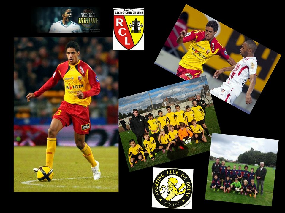 Raphael Varane à DEMENY lors de  la première  édition du challenge "VARANE U13"