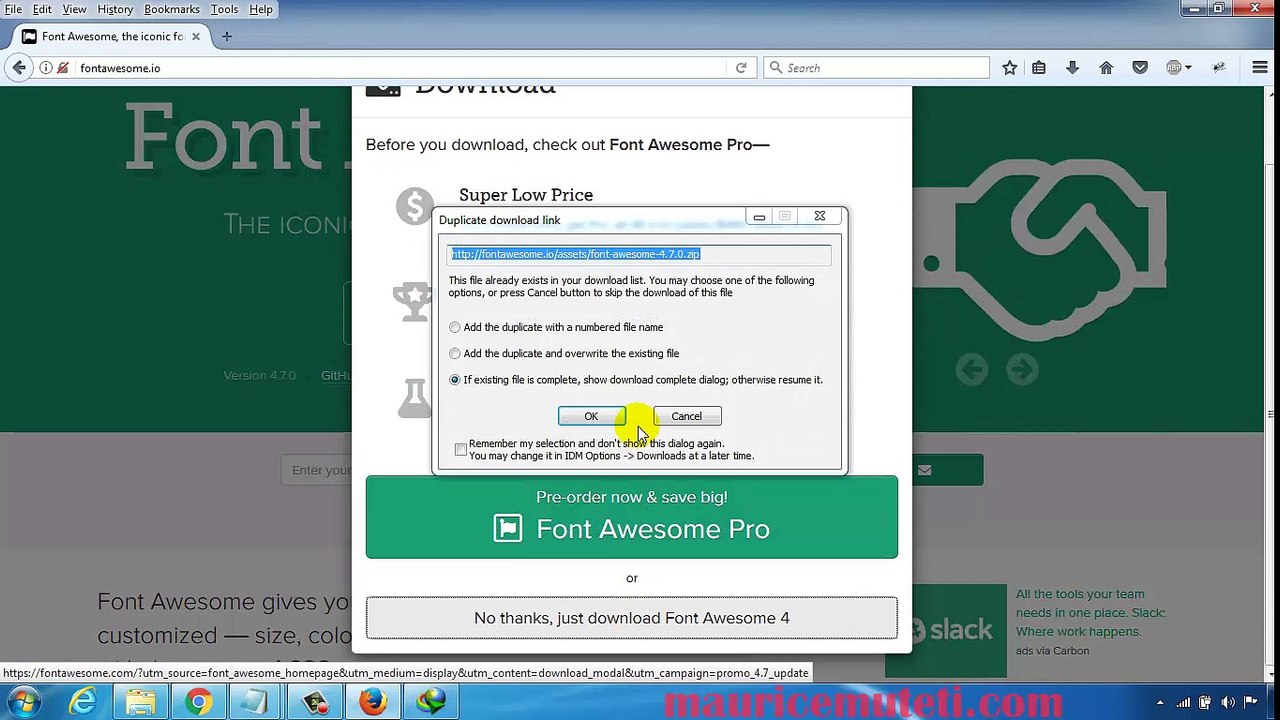 PHP Web Development - How To Make A Website Tutorial 1 - Downloading And Extracting Font Awesome