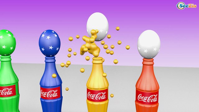 Учим Цвета Learn Colors Surprise Eggs & Toilet Обучающее видео для детей Nursery Rhymes