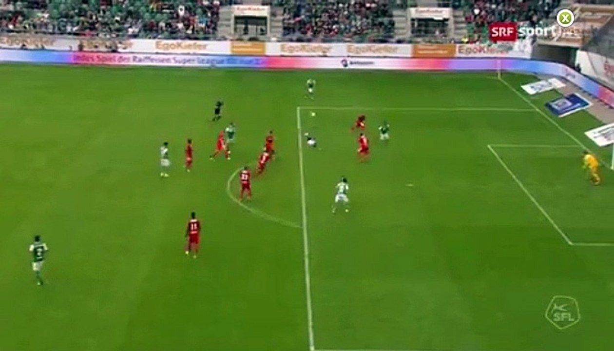 Marco Aratore GOAL HD - St. Gallen 1-0 Sion 06.08.2017
