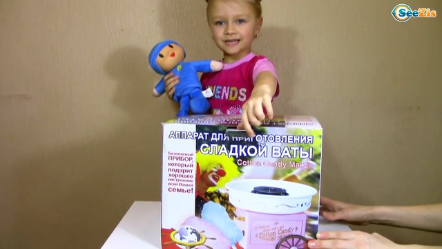 Делаем сладкую вату из сахара Видео для детей