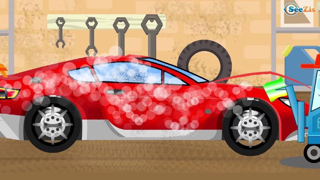 Ambulance with Street Vehicles for Kids - Cars & Trucks Transport for Children - Cars Cartoon