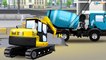 Videos for kids The Yellow Excavator with The Truck | Construction Trucks - Cars & Trucks Cartoon