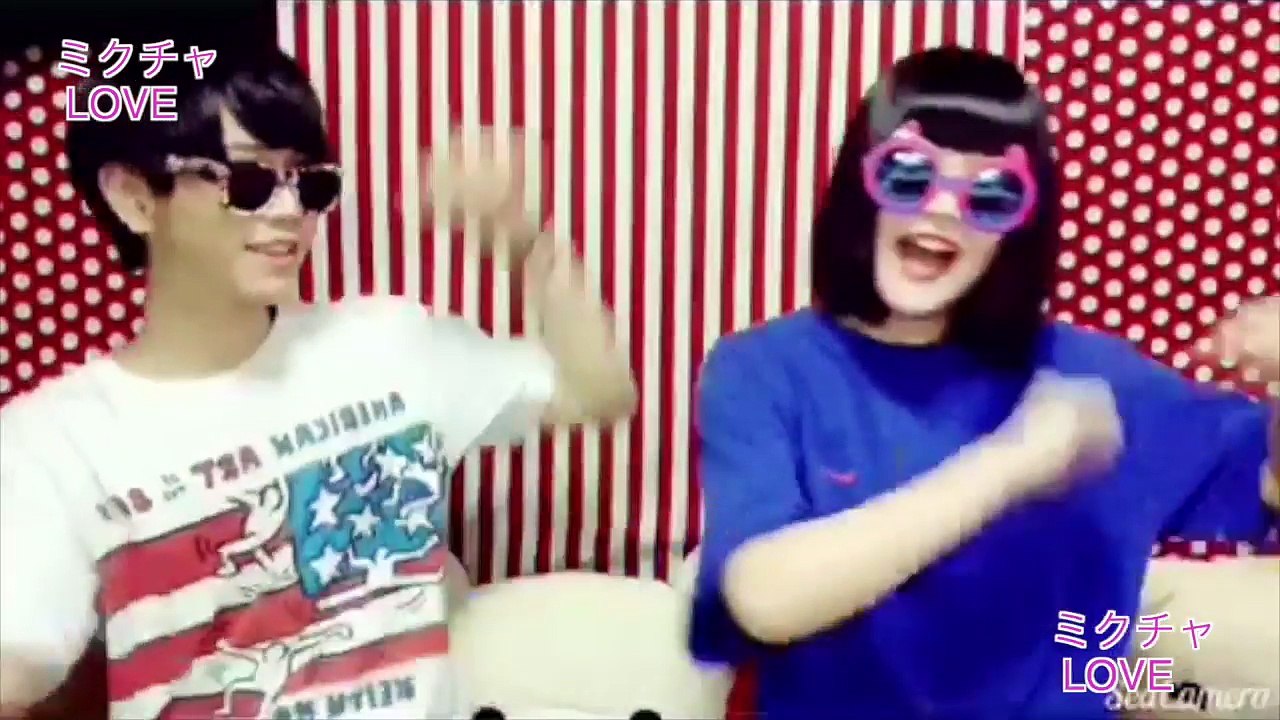 可愛いすぎる現役JK 双子ダンス♩りかりこ、ぴーかっぱあっぷる、むくえなら可愛い女の子が踊って...