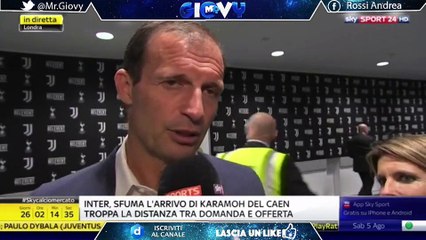 intervista Allegri e Chiellini dopo Tottenham - Juventus 2-0
