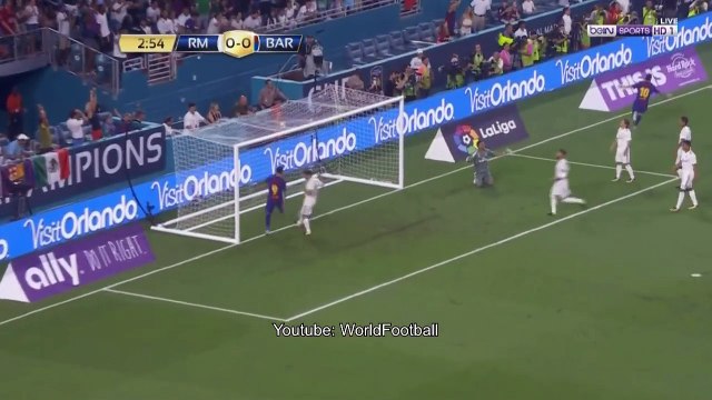 Real Madrid vs Barcelona 2-3 _ 1st Half All Goals _ International Champions Cup