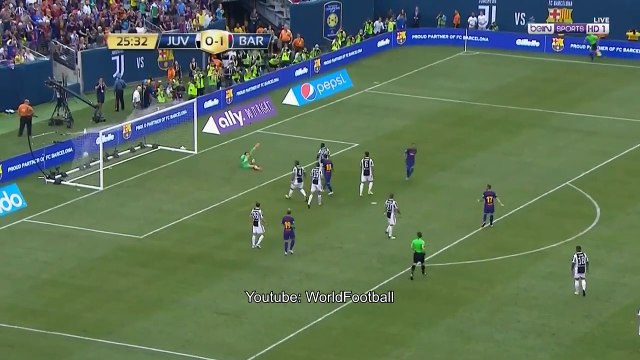 Neymar Amazing Goal _ Barcelona vs Juventus 2-1 _ International Champions Cup 20