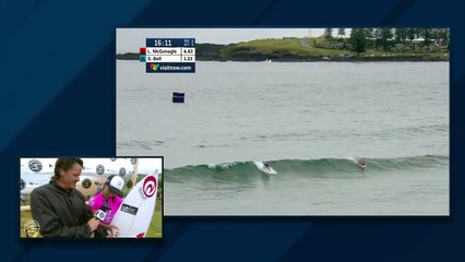 Womens World surfing Junior Championship - Leilani Mcgonagle vs Sophie Bell
