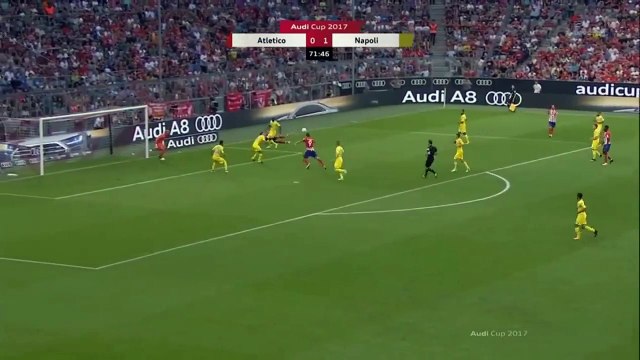 Fernando Torres goal Atletico Madrid vs Napoli 1-1 Audi Cup 01.08.2017