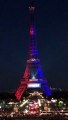 Eiffel Tower Gets PSG Colors For Neymar!