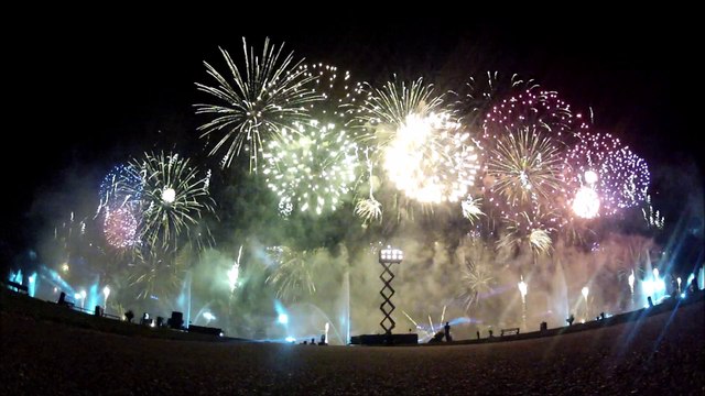Le bouquet final de la Fête du lac d'Annecy 2017