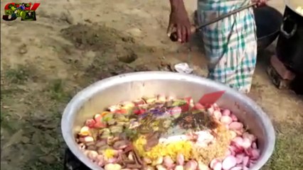 EVERY DAY 1000 KG MUTTON ONE MAN COOKING-- DEHATI LOG  GAON WALI SHADI