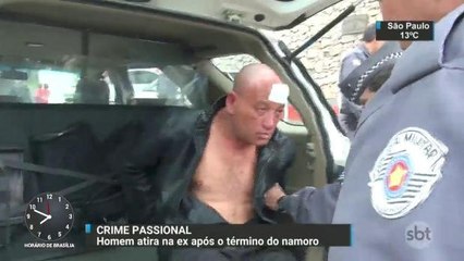 Mulher é baleada pelo ex-namorado em São Paulo