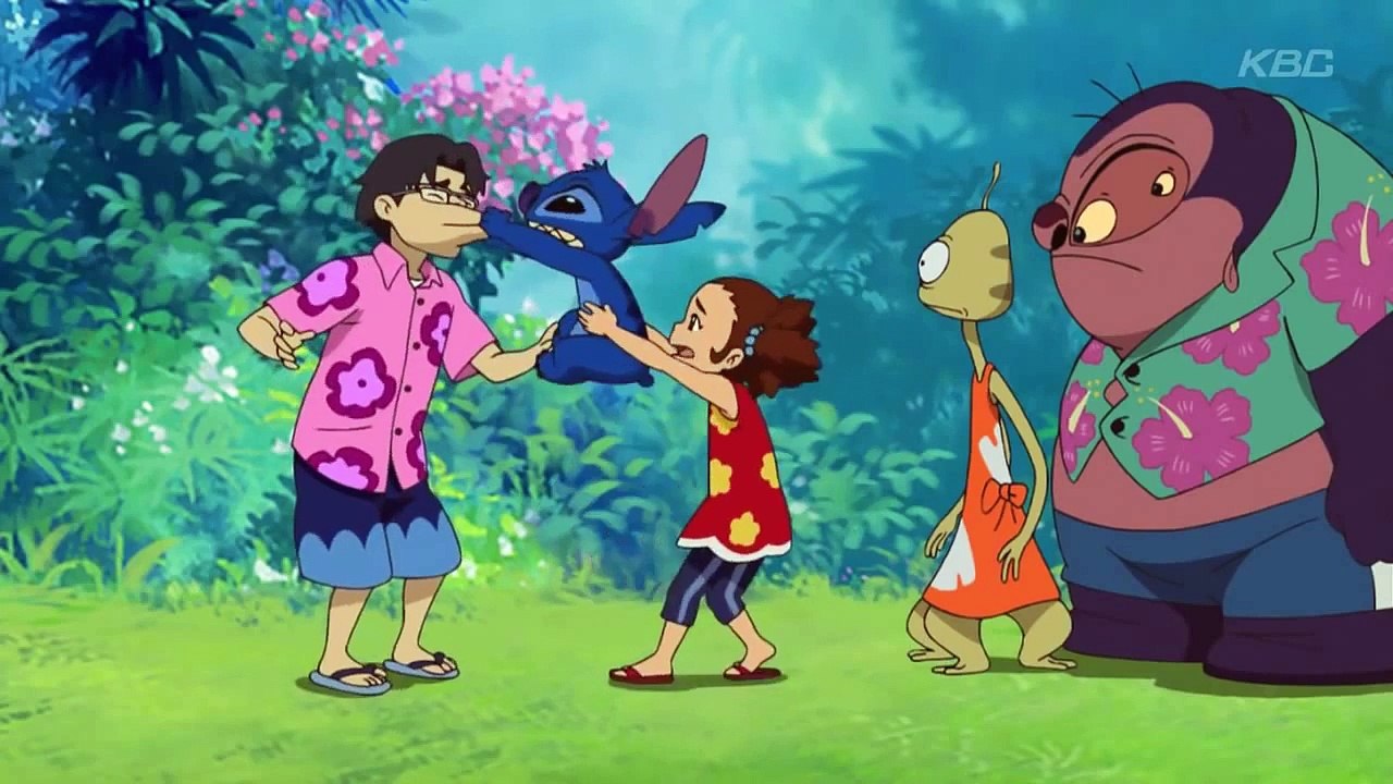 Stitch! ~Itazura Alien no Daibouken~ 17 Is it a Lie! Papa Has Become a Cool Guy! 2 3