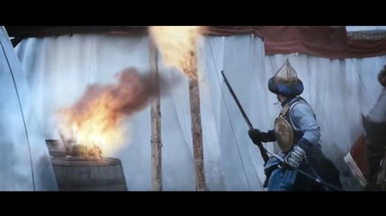 Polish King Jan İ Sobieski attacking muslim Turks at Vienna