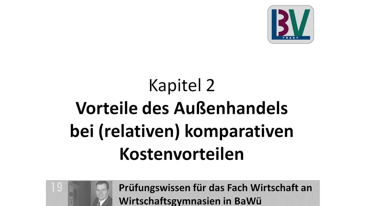Außenhandel komparative vorteile außenwirtschaft [wg k02 t02]