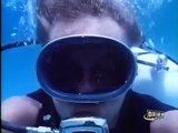 Female diver gets attacked - Air hose cut