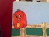 Five Little Pumpkins Halloween rhyme with a felt board