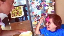 Bad kid hypnotizes nanny with fidget spinner Funny prank kids video Dodo&Damla stres çarkıyla hipnoz