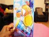 DISNEY PIXAR FINDING DORY DIP & BLOW BUBBLES NEMO POWERED BY SUPER MIRACLES BUBBLES REVIEW UNBOXING Toys