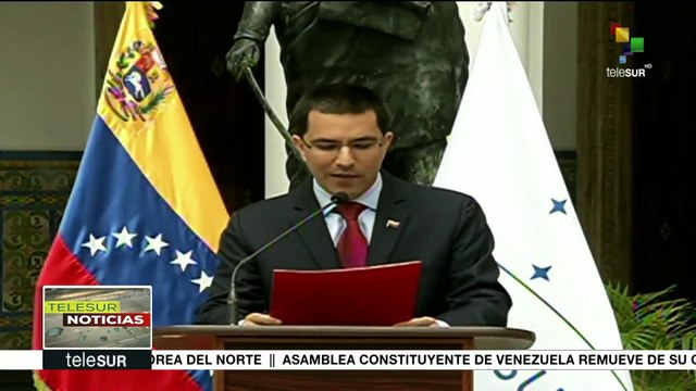 Arreaza: Venezuela el víctima de atropellos de cancilleres de Mercosur
