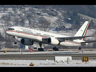 Avión presidencial aterriza de imprevisto en piedras negras por Neblina