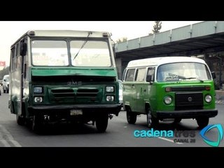 Incrementan tarifas del transporte público en el Distrito Federal