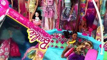 Et poupées porte sirène partie fête piscine le le le le la déballage Barbie 3 barbie secret romy alexa