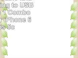 Lightning Cable iBlason Lightning to USB Cable 2 in 1 Combo 3ft  09m for iPhone 6