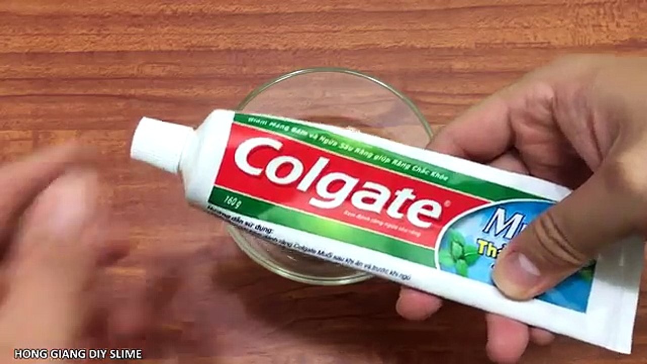 Colgate Toothpaste And Shampoo Slime How To Make Slime Shampoo Salt And Toothpaste No Glue