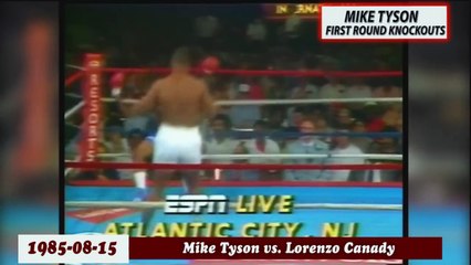 Mike Tyson All First Round Knockouts