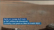 Le robot Curiosity fête ses cinq ans sur la planète Mars
