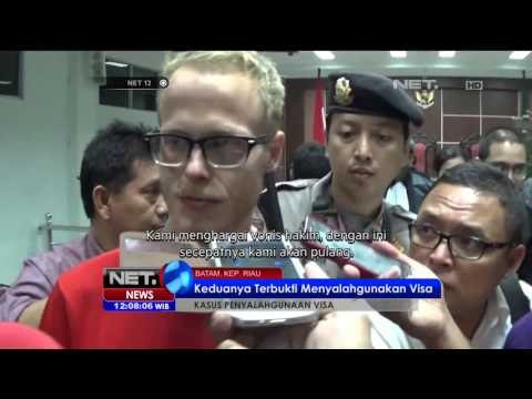 Kasus Penyalahgunaan Visa, 2 Jurnalis Inggris Divonis Penjara - NET12