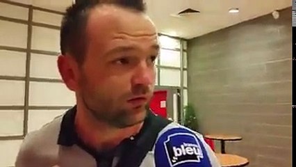 Geoffrey JOURDREN après le match Nancy - Niort...