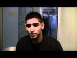 EsNewsReporting.com - Amir Khan Talks McCloskey Fight, Maidana, Critics