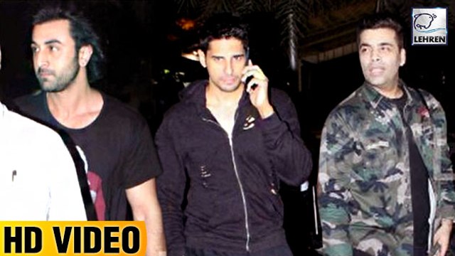 Ranbir Kapoor, Karan Johar And Sidharth Malhotra Party At Yauatcha Bandra