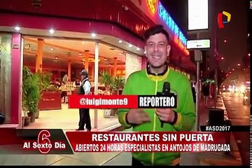 Restaurantes sin puerta: abiertos 24 horas en antojos de madrugada