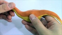 Play Doh Dinosaurs Toys | Learn Making Dilophosaurus Dinosaur Playdough Toys for kids