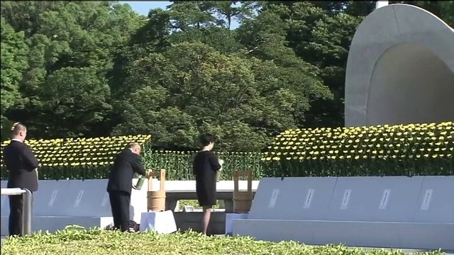 Le Japon commémore les 72 ans du bombardement atomique d'Hiroshima, le 6 août 1945