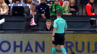 Vitesse penalty ignored, Feyenoord counter & score, ref uses VAR, penalty is given