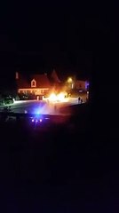 Incendie voiture Courcelles