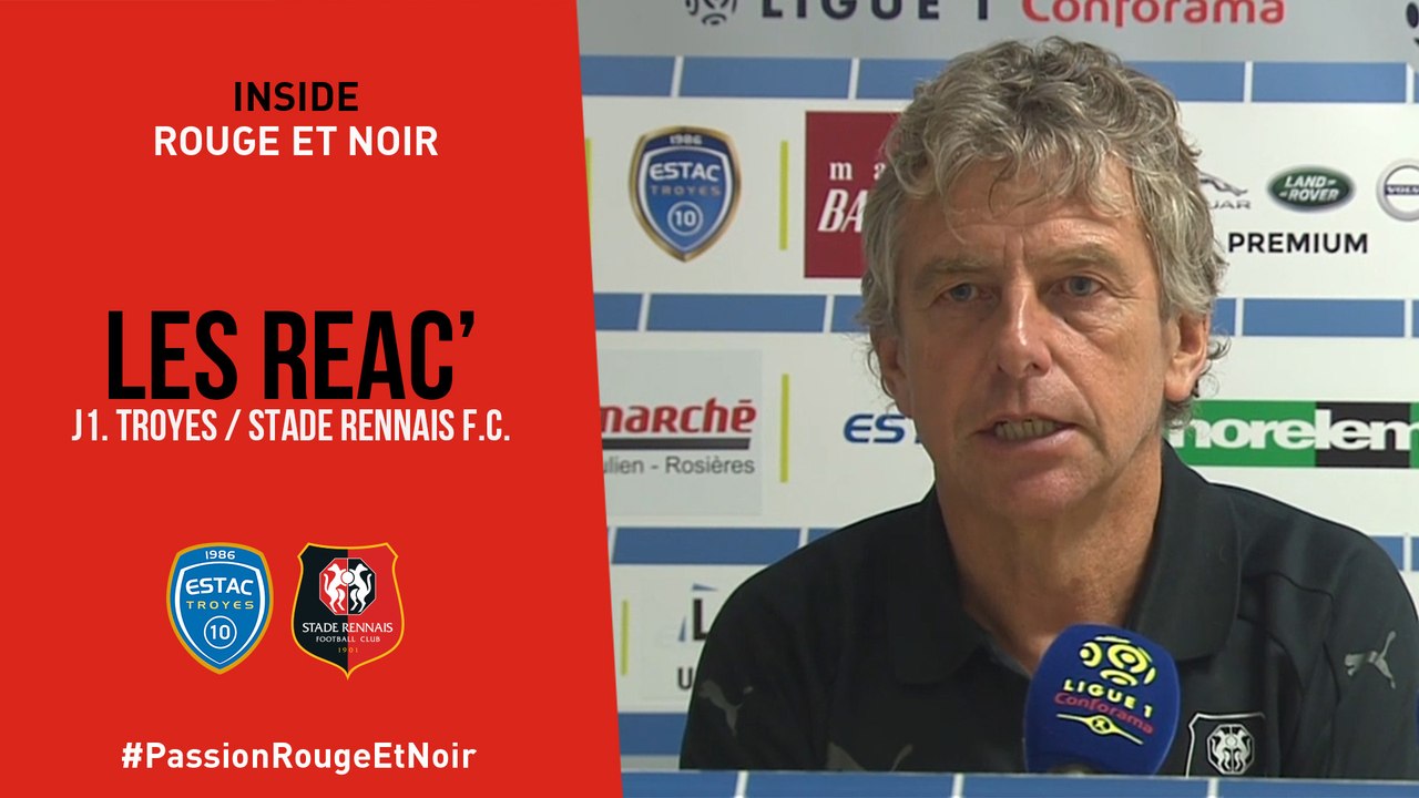J1. Troyes / Stade Rennais F.C. : Réactions