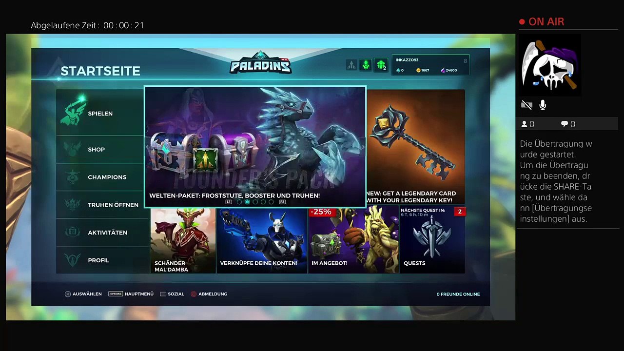 Paladin stream [DEUTSCH]