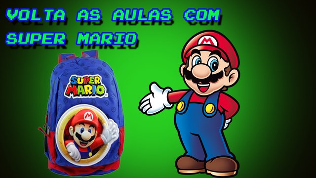 mochila super mario, super mario school bag, backpack,Супер Марио рюкзак, Sac à dos super mario, Retour à l'école.