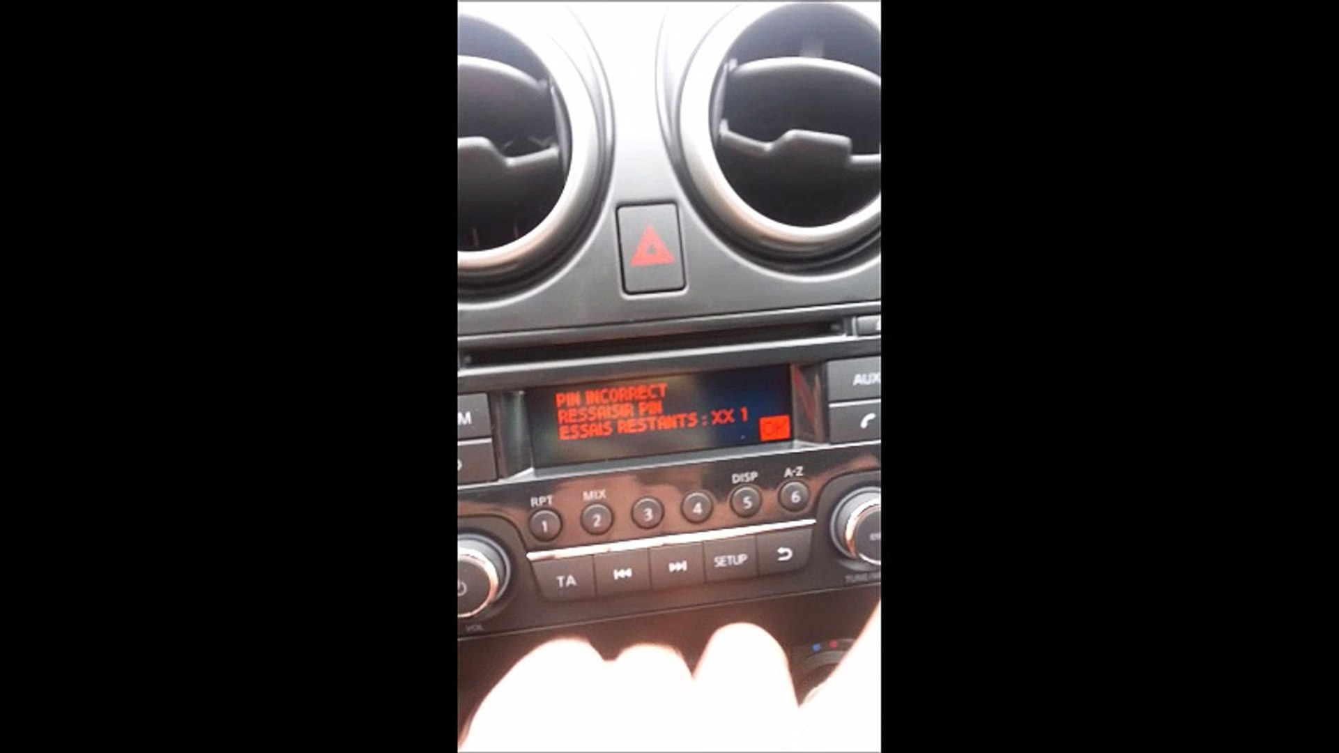 Enter Nissan Qashqai Radio Code - video Dailymotion