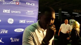 【NBA】Dirk Nowitzki Videobombs Luol Dengs Postgame Interview  August 5, 2017  2017 NBA Africa Game
