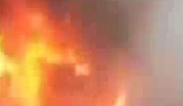 Başkentte seyir halindeki otobüs alev alev yandı