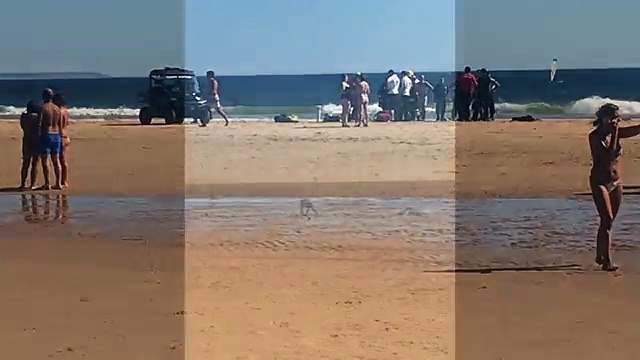 Avião aterra em Praia da Costa Caparica e mata duas pessoas - Avião cai na Caparica.