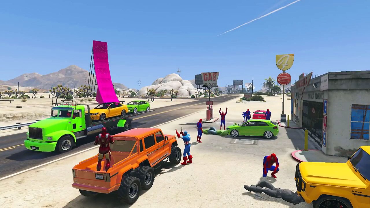 Şimşek McQueen ve Örümcek Adam Özel Arabaları Tamir Ediyor (Çizgi Film Tadında Türkçe Dubl