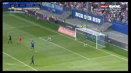 Leo Baptistao Goal HD - Hamburger SV 0 - 1 Espanyol - 06.08.2017 (Full Replay)